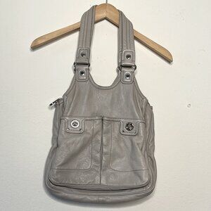 Vintage Marc by Marc Jacobs Creme Genuine Leather Shoulder Handbag Tote